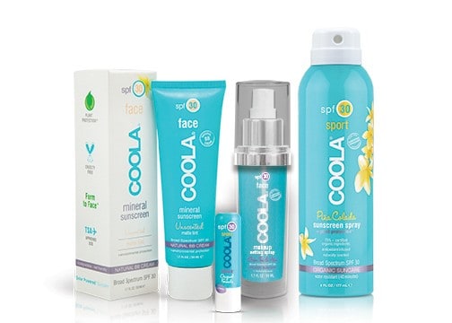 Coola sunscreen products